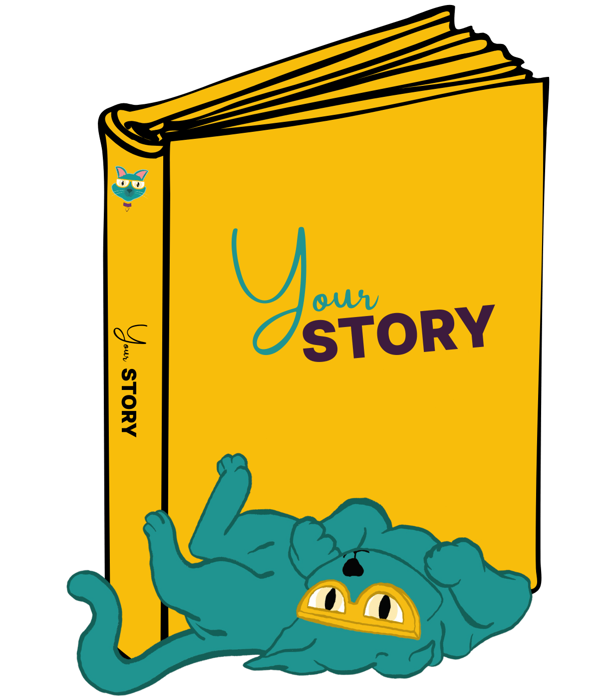 book design with cap